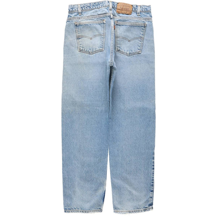 90'S Levi's 505 REGULAR FIT STRAIGHT LEG Orange Tab Tapered Denim Pants Men's W34 Vintage cotton blue type Vintage Second Hand