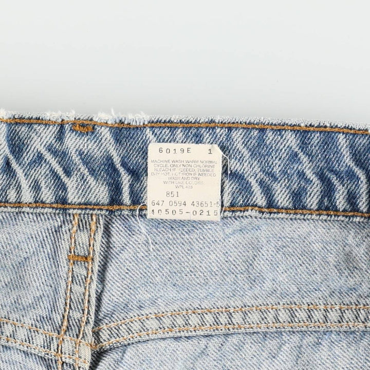 90'S Levi's 505 REGULAR FIT STRAIGHT LEG Orange Tab Tapered Denim Pants Men's W34 Vintage cotton blue type Vintage Second Hand