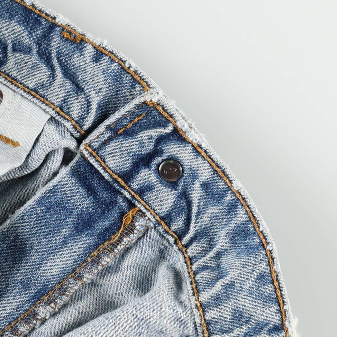 90'S Levi's 505 REGULAR FIT STRAIGHT LEG Orange Tab Tapered Denim Pants Men's W34 Vintage cotton blue type Vintage Second Hand