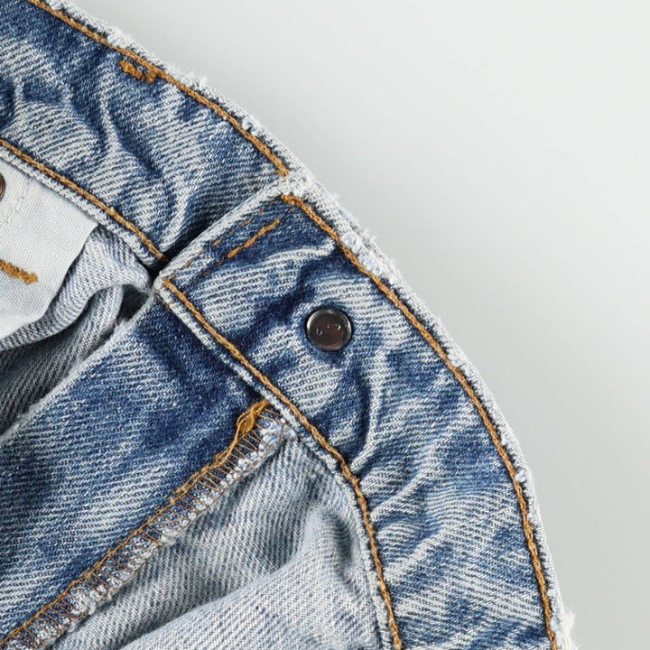 90'S Levi's 505 REGULAR FIT STRAIGHT LEG Orange Tab Tapered Denim Pants Men's W34 Vintage cotton blue type Vintage Second Hand