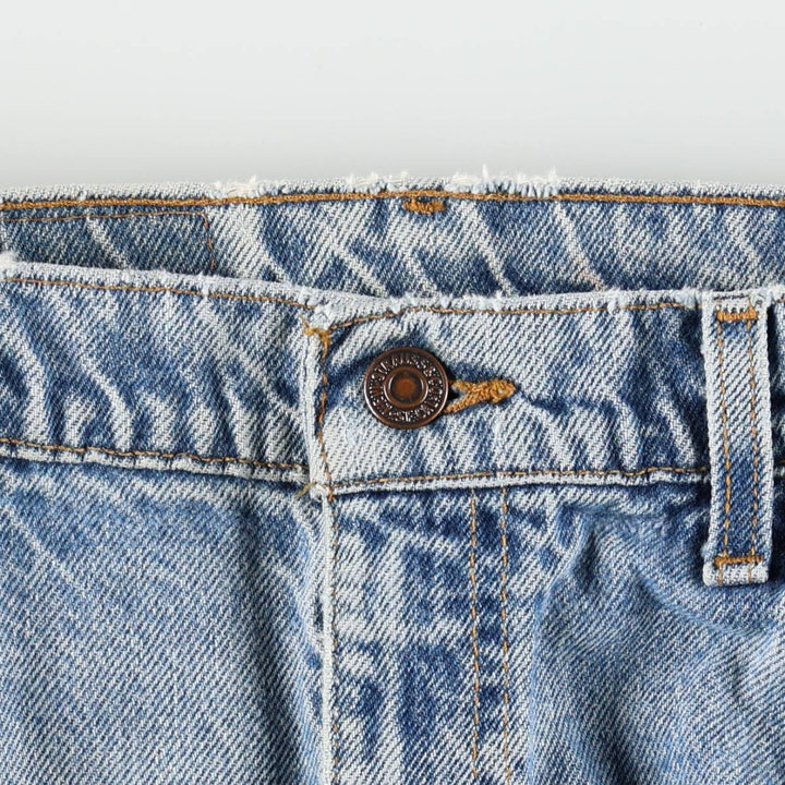 90'S Levi's 505 REGULAR FIT STRAIGHT LEG Orange Tab Tapered Denim Pants Men's W34 Vintage cotton blue type Vintage Second Hand