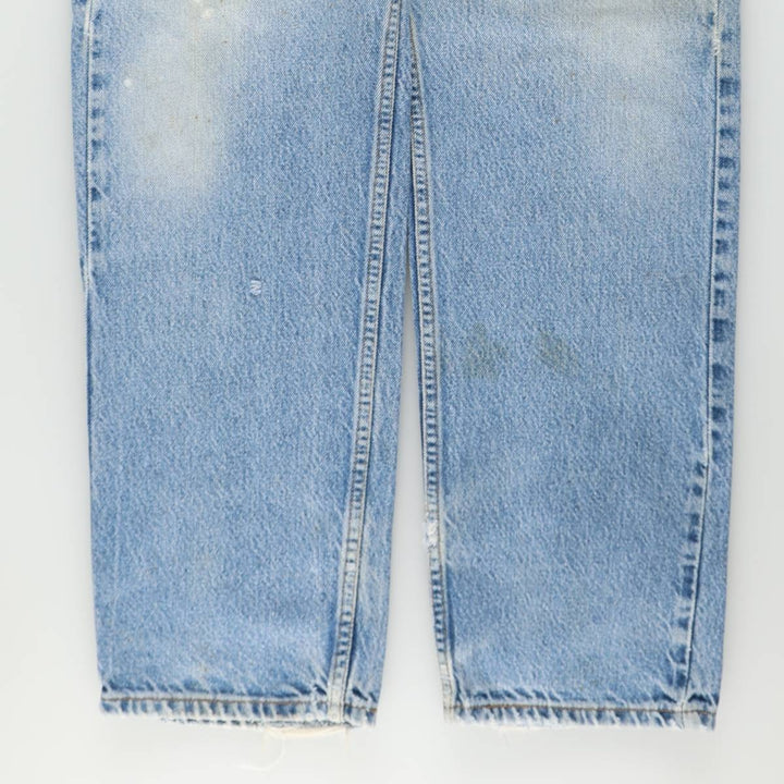 90'S Levi's 505 REGULAR FIT STRAIGHT LEG Orange Tab Tapered Denim Pants Men's W34 Vintage cotton blue type Vintage Second Hand