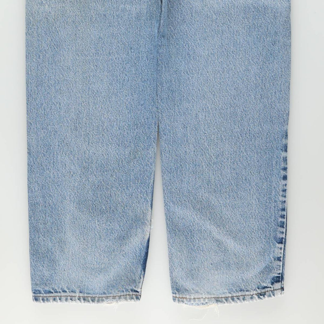 90'S Levi's 505 REGULAR FIT STRAIGHT LEG Orange Tab Tapered Denim Pants Men's W34 Vintage cotton blue type Vintage Second Hand
