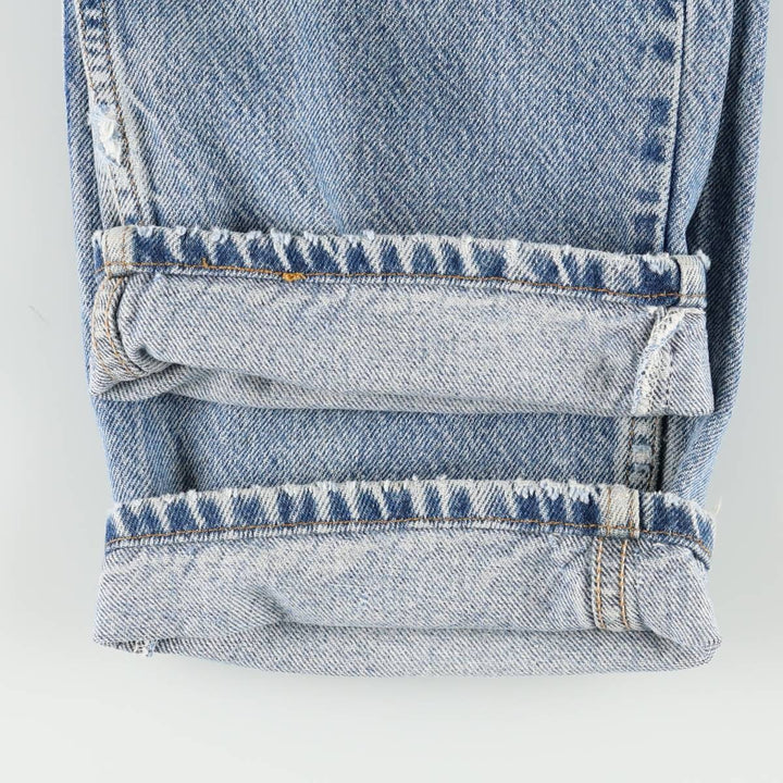 90'S Levi's 505 REGULAR FIT STRAIGHT LEG Orange Tab Tapered Denim Pants Men's W34 Vintage cotton blue type Vintage Second Hand