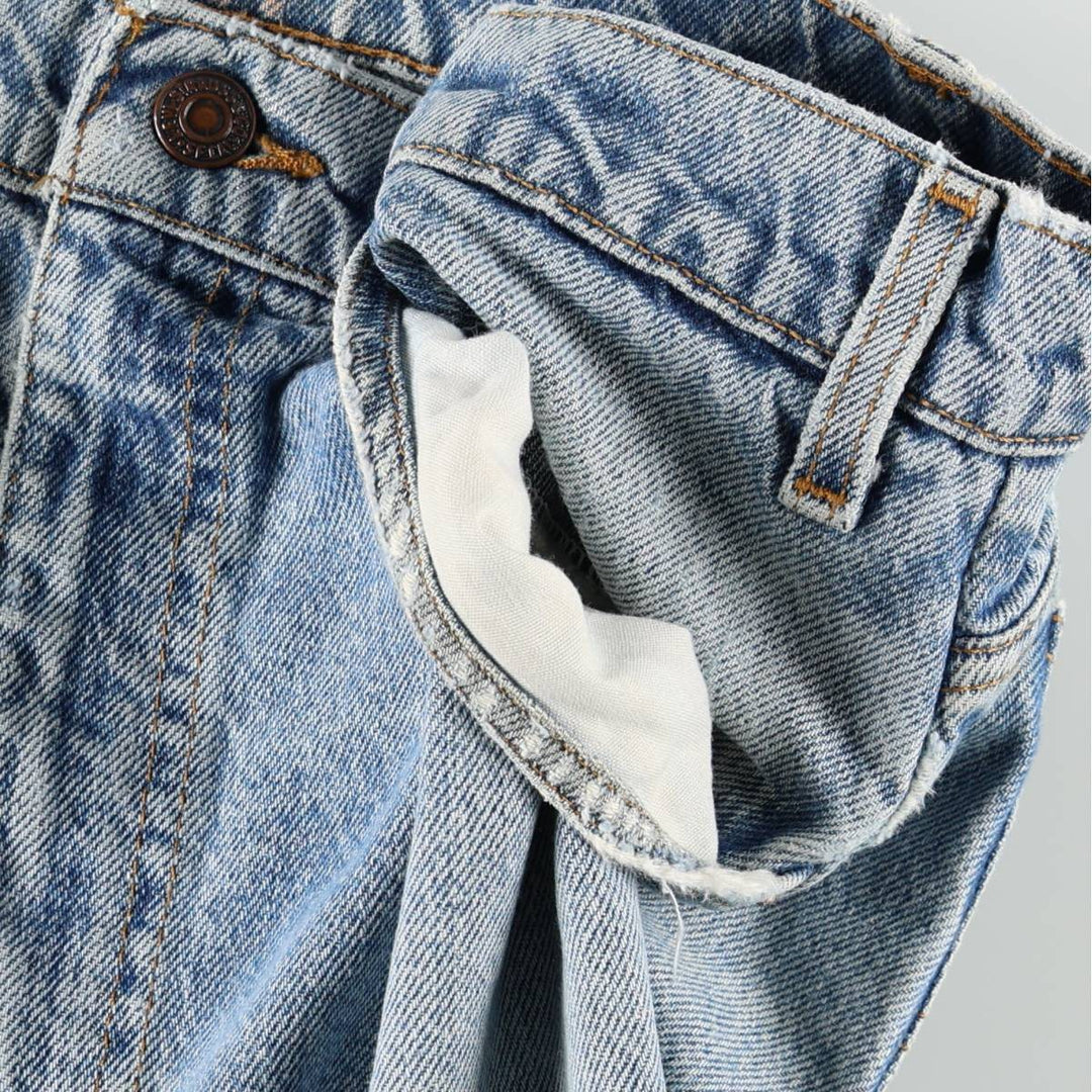 90'S Levi's 505 REGULAR FIT STRAIGHT LEG Orange Tab Tapered Denim Pants Men's W34 Vintage cotton blue type Vintage Second Hand
