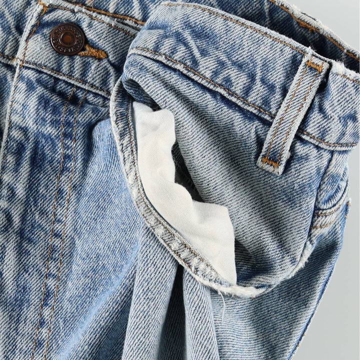 90'S Levi's 505 REGULAR FIT STRAIGHT LEG Orange Tab Tapered Denim Pants Men's W34 Vintage cotton blue type Vintage Second Hand