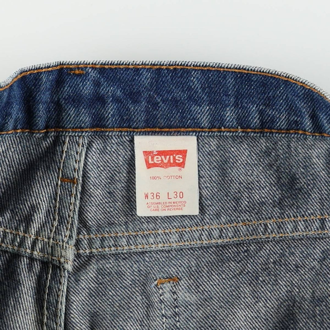 1990'S Levi's 505-0215 Orange Tab Tapered Denim Pants, Men's W35 (approx.), Vintage cotton blue type Vintage Second Hand