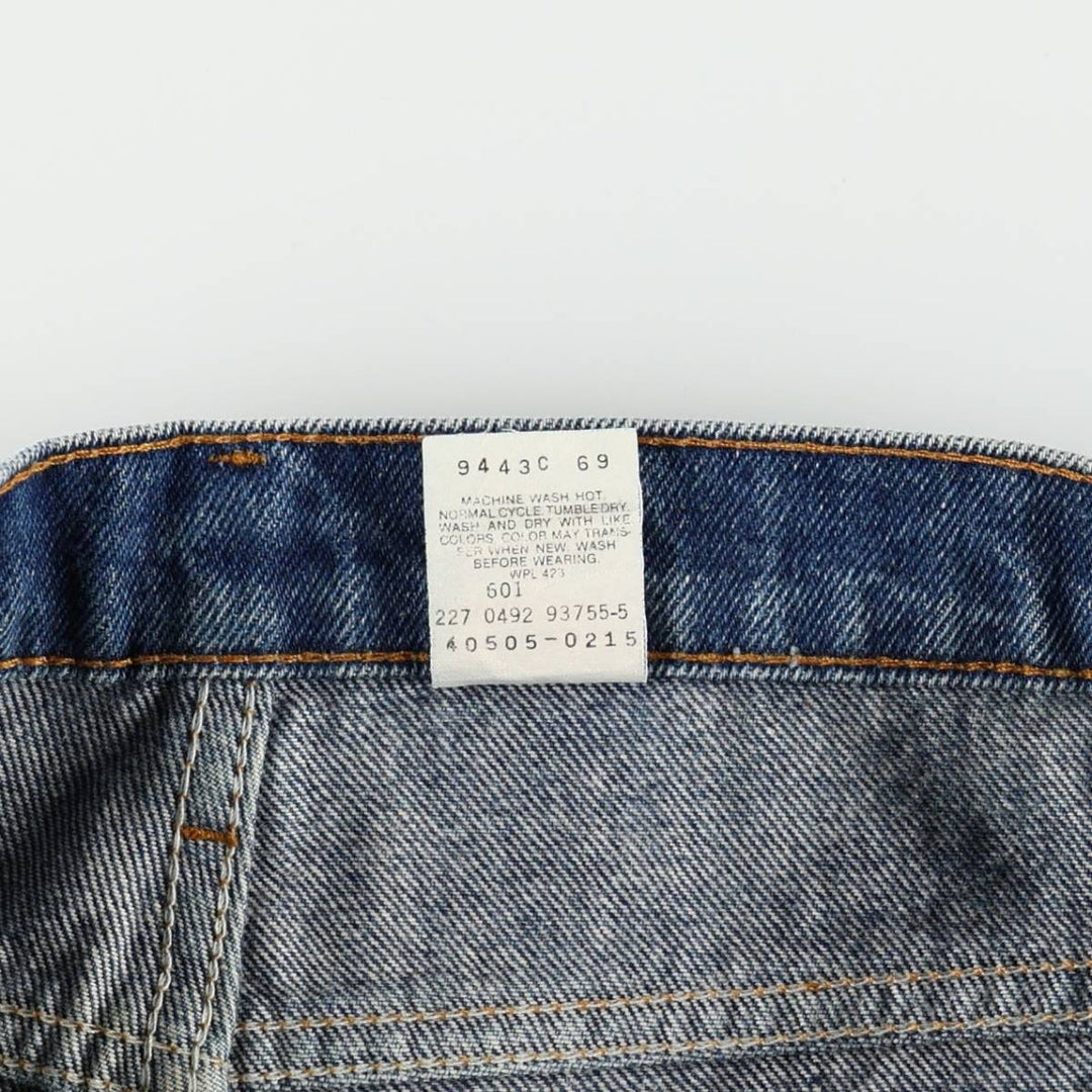 1990'S Levi's 505-0215 Orange Tab Tapered Denim Pants, Men's W35 (approx.), Vintage cotton blue type Vintage Second Hand