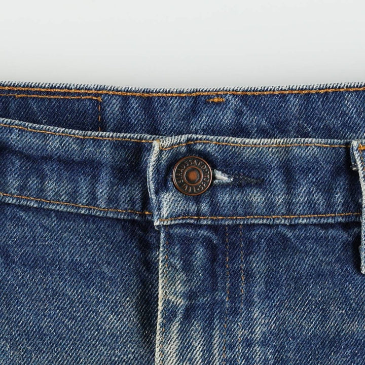 1990'S Levi's 505-0215 Orange Tab Tapered Denim Pants, Men's W35 (approx.), Vintage cotton blue type Vintage Second Hand