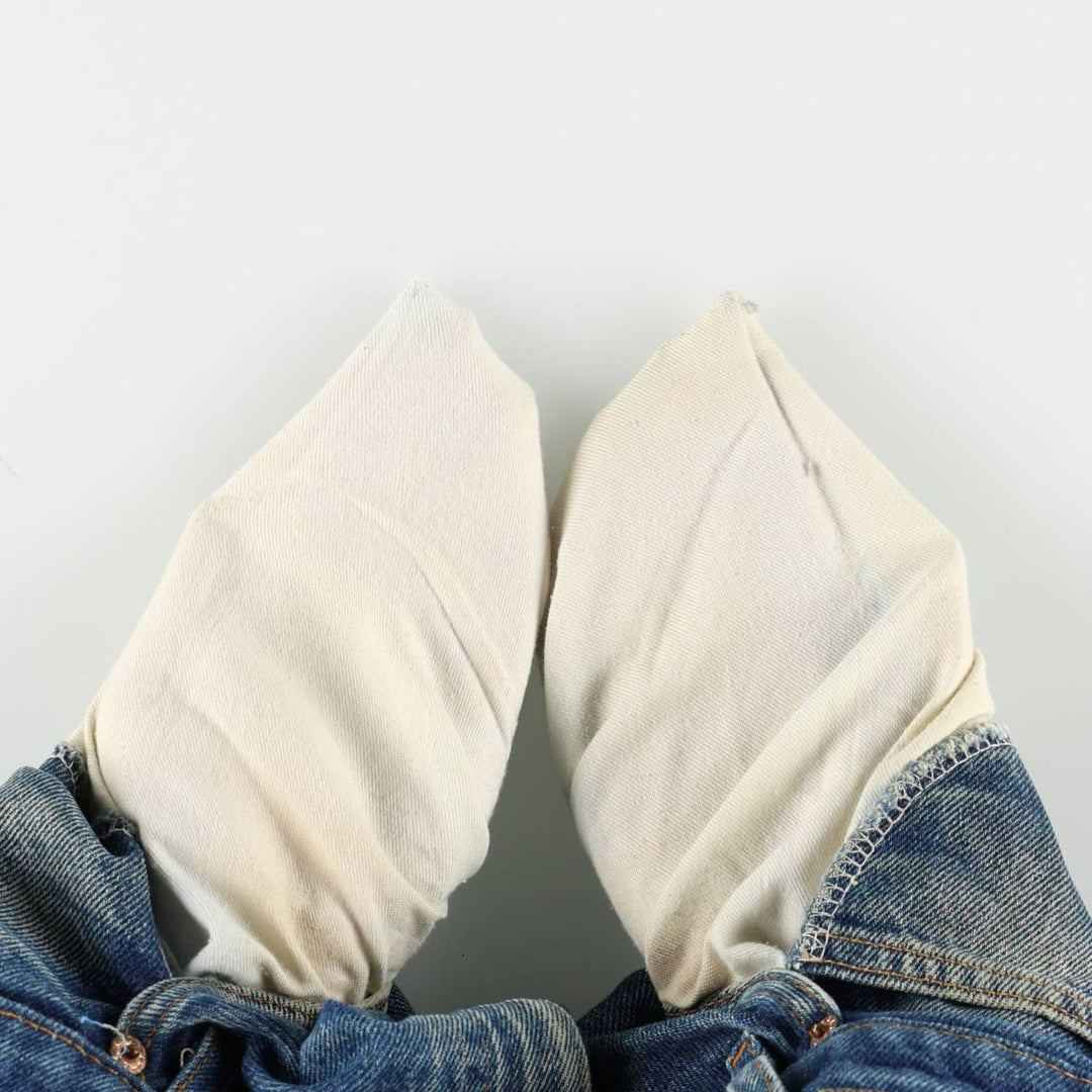 1990'S Levi's 505-0215 Orange Tab Tapered Denim Pants, Men's W35 (approx.), Vintage cotton blue type Vintage Second Hand