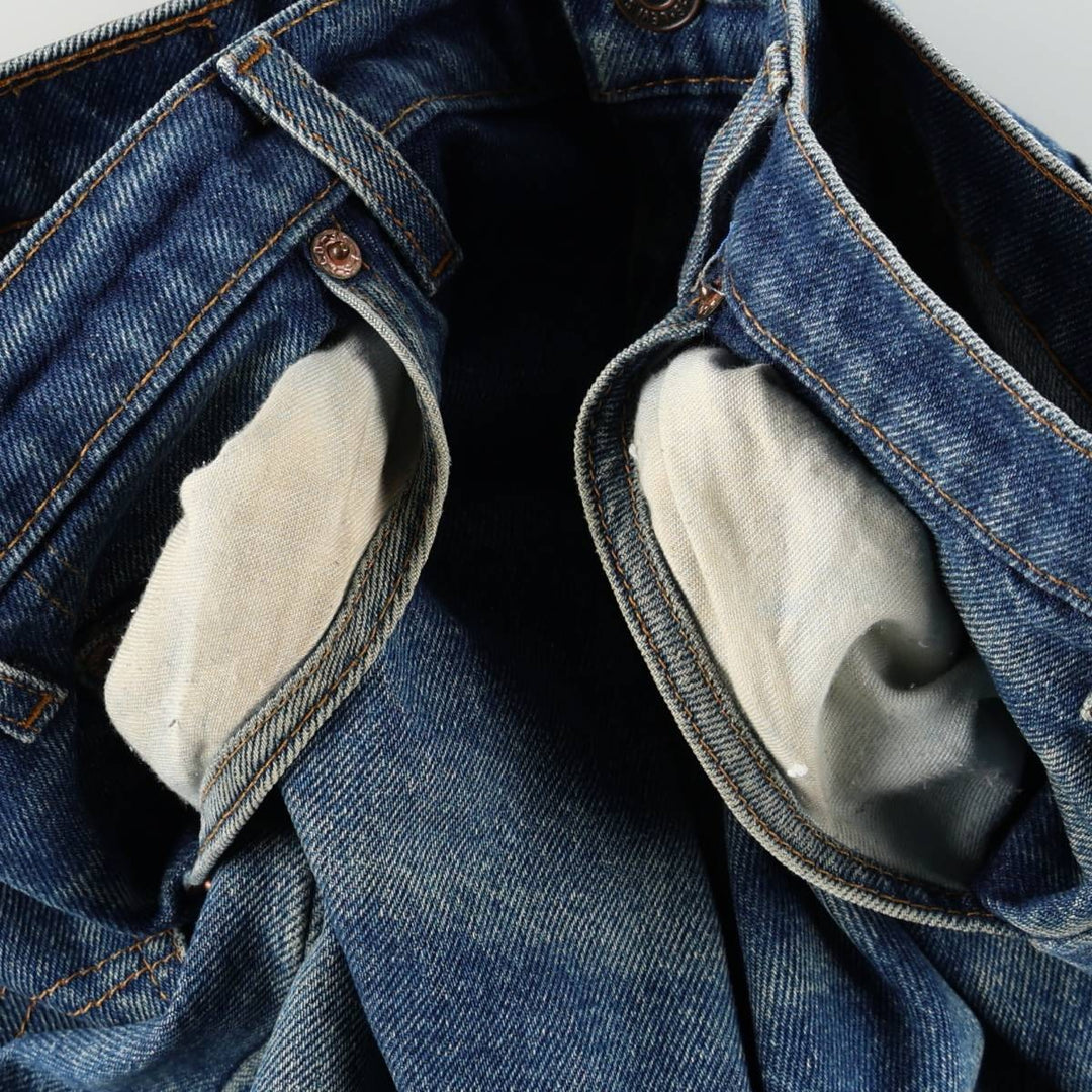 1990'S Levi's 505-0215 Orange Tab Tapered Denim Pants, Men's W35 (approx.), Vintage cotton blue type Vintage Second Hand