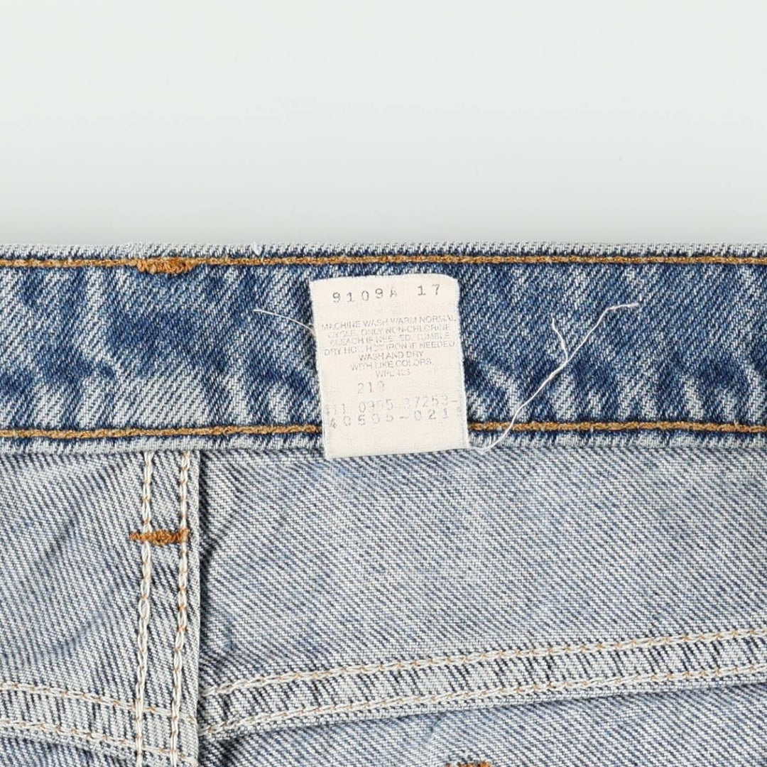 90'S Levi's 505 REGULAR FIT STRAIGHT LEG Orange Tab Tapered Denim Pants Men's W33 Vintage cotton blue type Vintage Second Hand