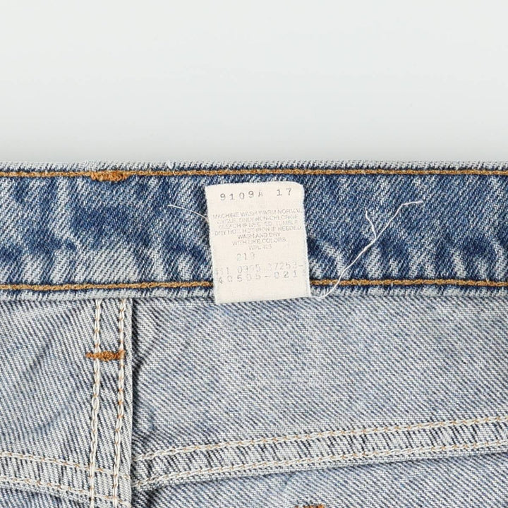 90'S Levi's 505 REGULAR FIT STRAIGHT LEG Orange Tab Tapered Denim Pants Men's W33 Vintage cotton blue type Vintage Second Hand