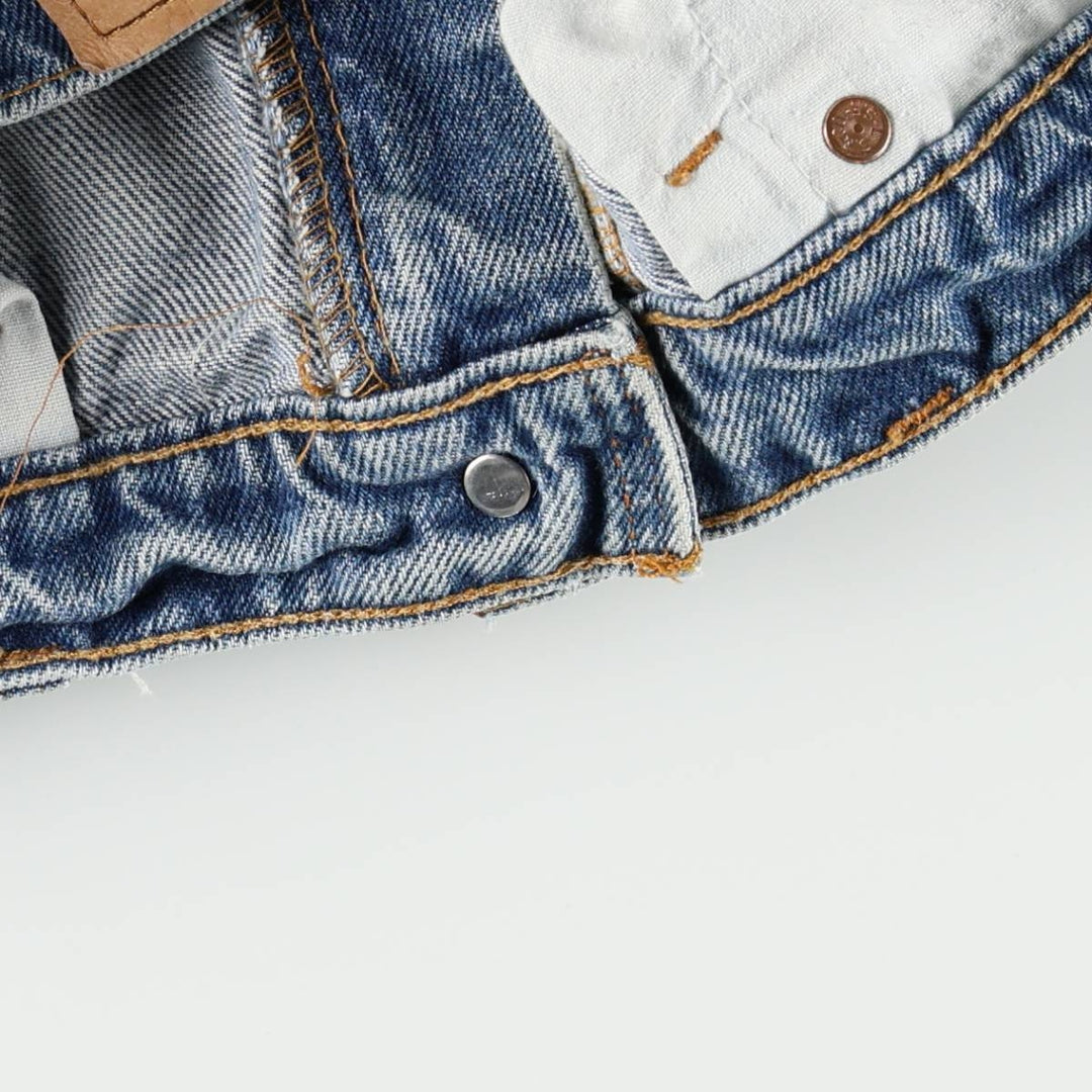 90'S Levi's 505 REGULAR FIT STRAIGHT LEG Orange Tab Tapered Denim Pants Men's W33 Vintage cotton blue type Vintage Second Hand