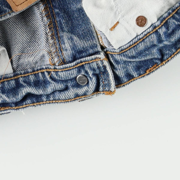 90'S Levi's 505 REGULAR FIT STRAIGHT LEG Orange Tab Tapered Denim Pants Men's W33 Vintage cotton blue type Vintage Second Hand