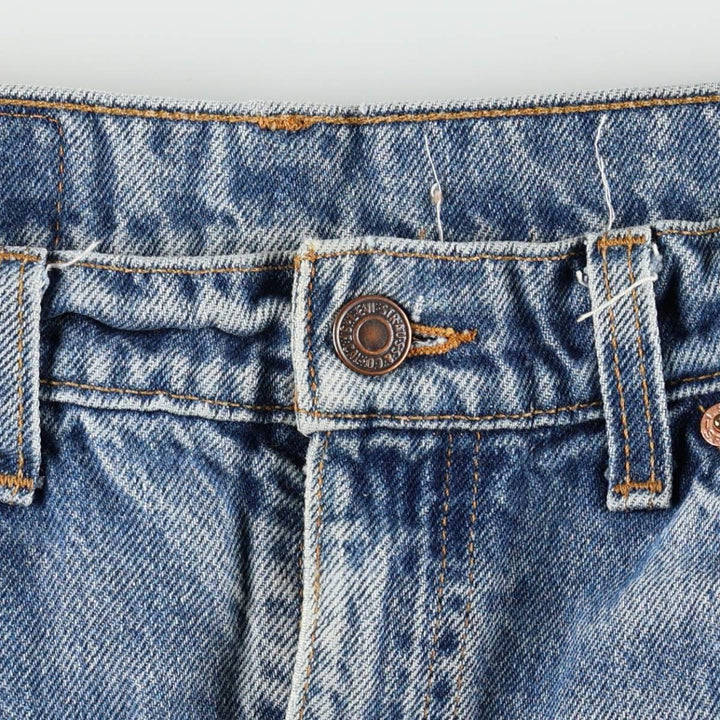 90'S Levi's 505 REGULAR FIT STRAIGHT LEG Orange Tab Tapered Denim Pants Men's W33 Vintage cotton blue type Vintage Second Hand