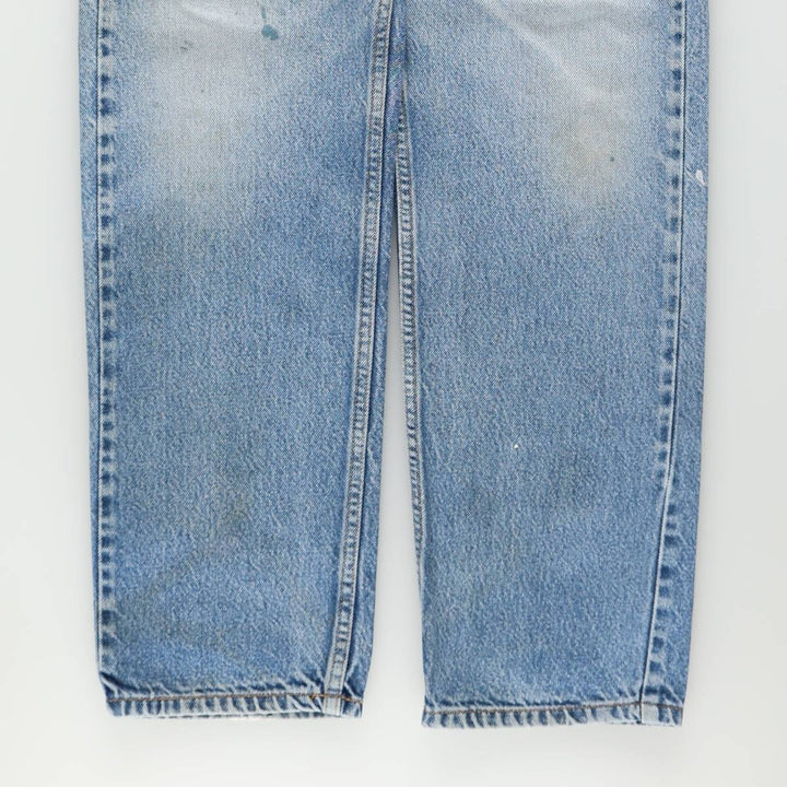 90'S Levi's 505 REGULAR FIT STRAIGHT LEG Orange Tab Tapered Denim Pants Men's W33 Vintage cotton blue type Vintage Second Hand