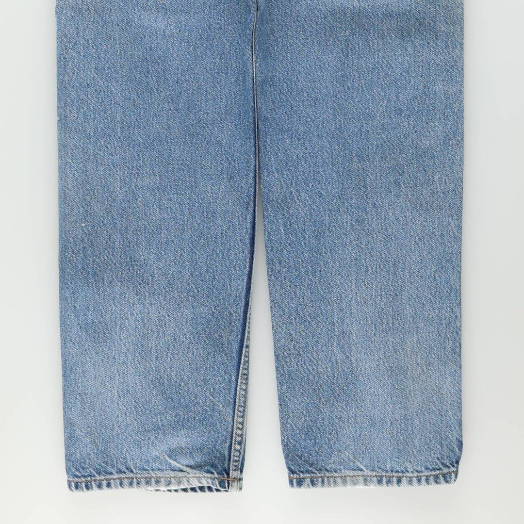90'S Levi's 505 REGULAR FIT STRAIGHT LEG Orange Tab Tapered Denim Pants Men's W33 Vintage cotton blue type Vintage Second Hand