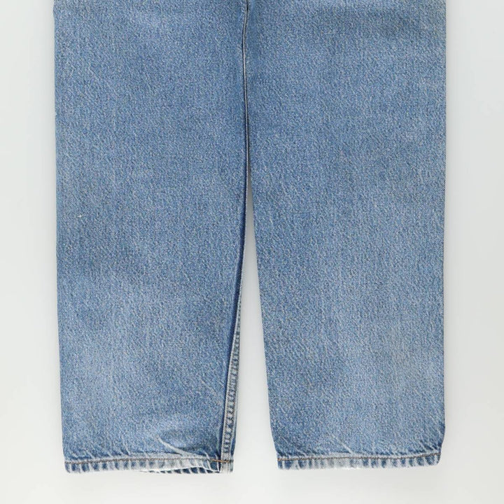 90'S Levi's 505 REGULAR FIT STRAIGHT LEG Orange Tab Tapered Denim Pants Men's W33 Vintage cotton blue type Vintage Second Hand