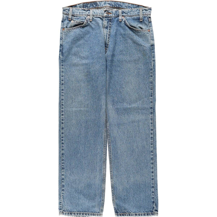 90'S Levi's 505 Regular Fit Straight Leg Orange Tab Tapered Denim Pants, Men's W35 (approx.), Vintage cotton blue type Vintage Second Hand