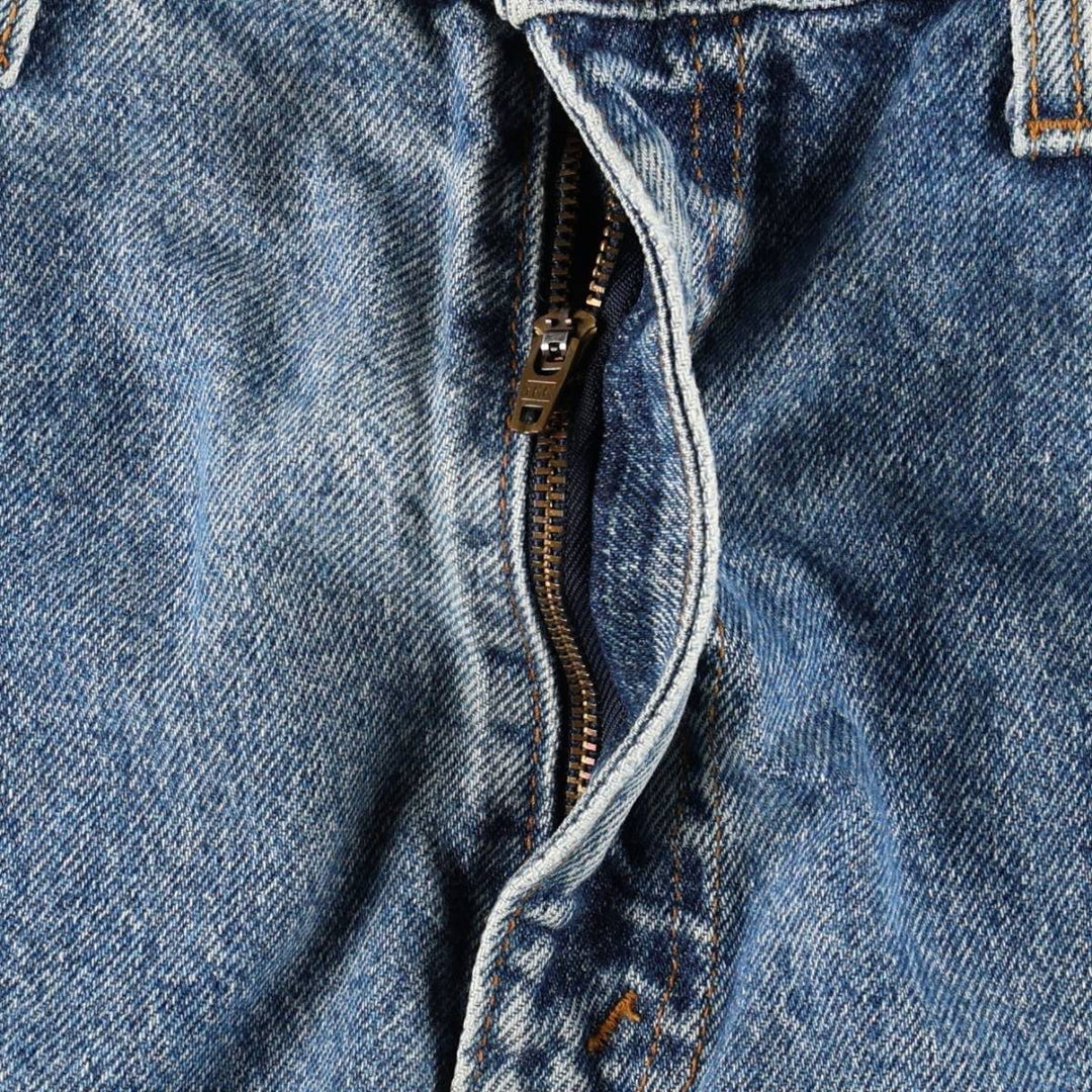 90'S Levi's 505 Regular Fit Straight Leg Orange Tab Tapered Denim Pants, Men's W35 (approx.), Vintage cotton blue type Vintage Second Hand