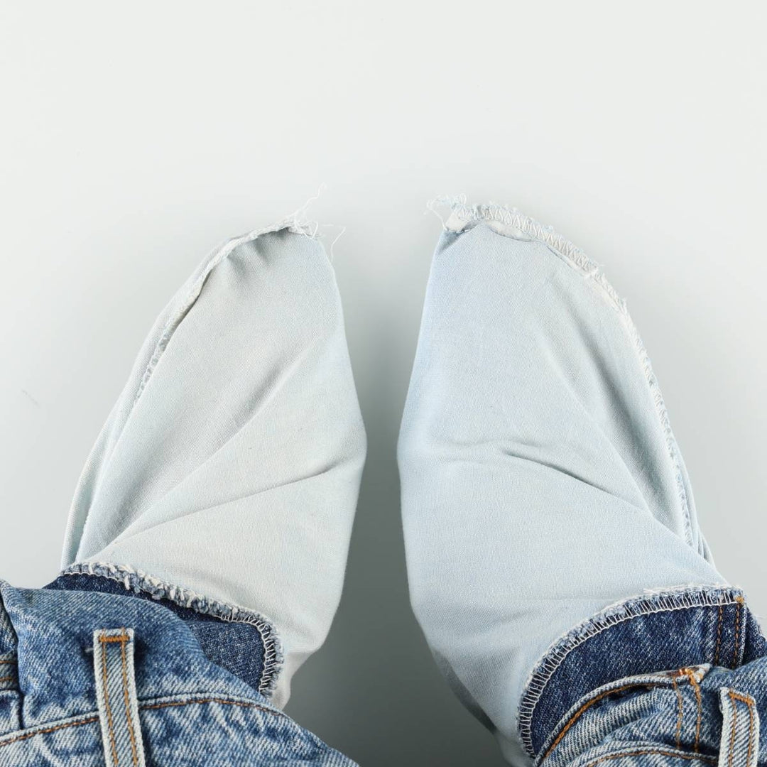 90'S Levi's 505 Regular Fit Straight Leg Orange Tab Tapered Denim Pants, Men's W35 (approx.), Vintage cotton blue type Vintage Second Hand
