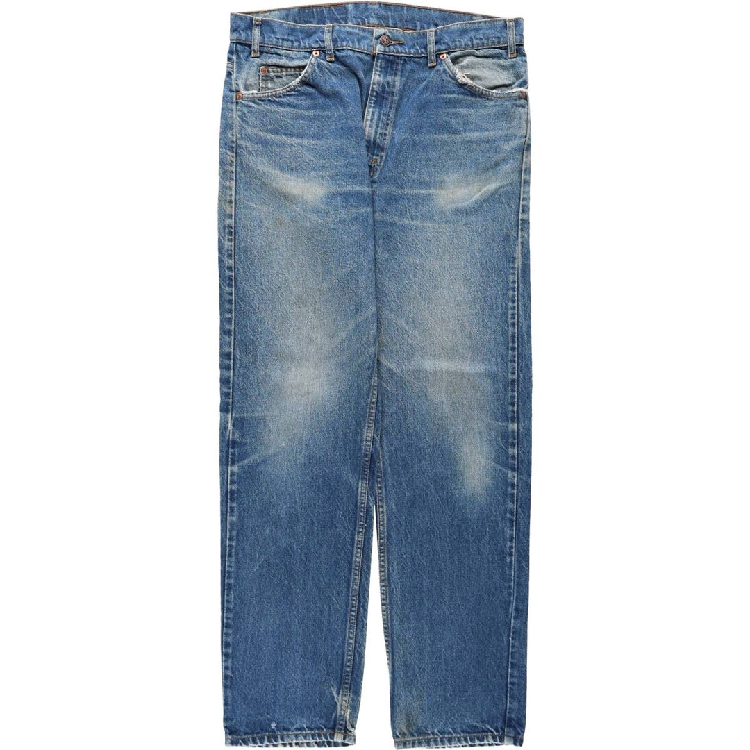 1990'S Levi's 505-0215 Tapered Denim Pants, Men's W35 (approx.), Vintage cotton blue type Vintage Second Hand