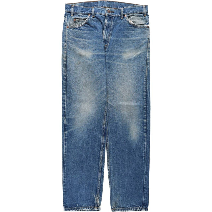 1990'S Levi's 505-0215 Tapered Denim Pants, Men's W35 (approx.), Vintage cotton blue type Vintage Second Hand