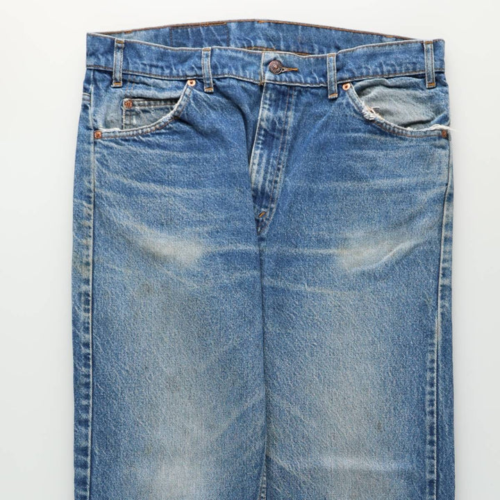 1990'S Levi's 505-0215 Tapered Denim Pants, Men's W35 (approx.), Vintage cotton blue type Vintage Second Hand