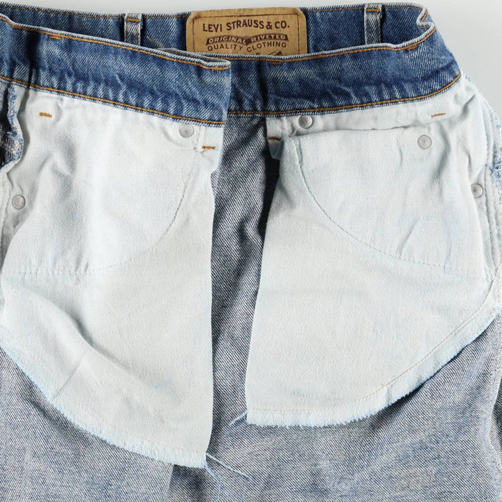 1990'S Levi's 505-0215 Tapered Denim Pants, Men's W35 (approx.), Vintage cotton blue type Vintage Second Hand