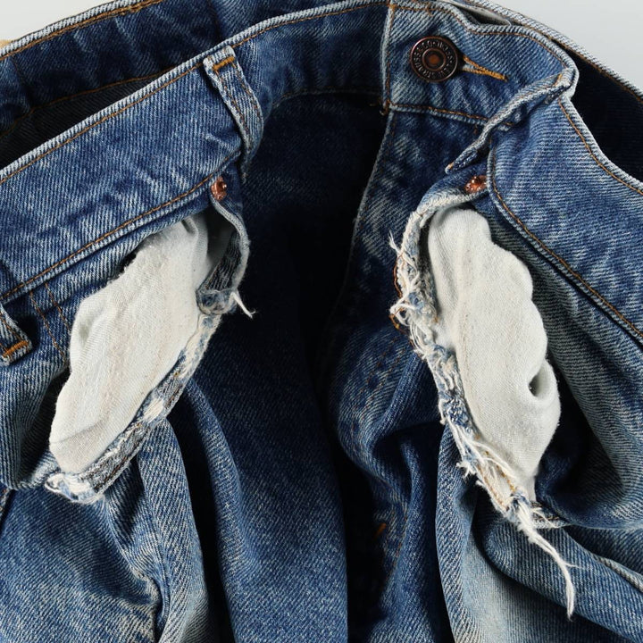 1990'S Levi's 505-0215 Tapered Denim Pants, Men's W35 (approx.), Vintage cotton blue type Vintage Second Hand