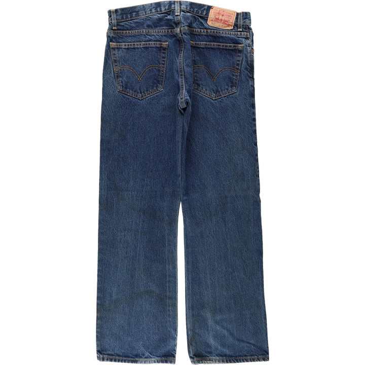 Levi's 517 Boot Cut Denim Pants, Men's, Size 36 cotton blue type Vintage Second Hand
