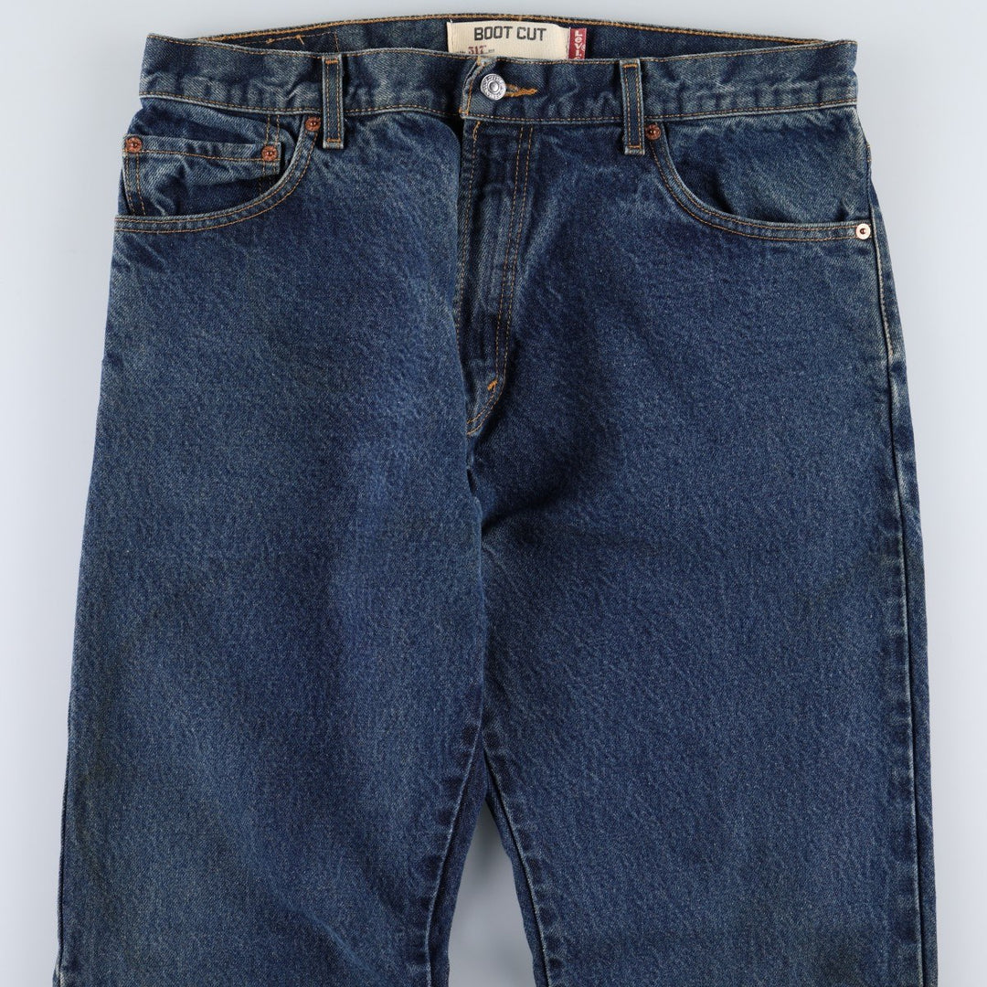 Levi's 517 Boot Cut Denim Pants, Men's, Size 36 cotton blue type Vintage Second Hand