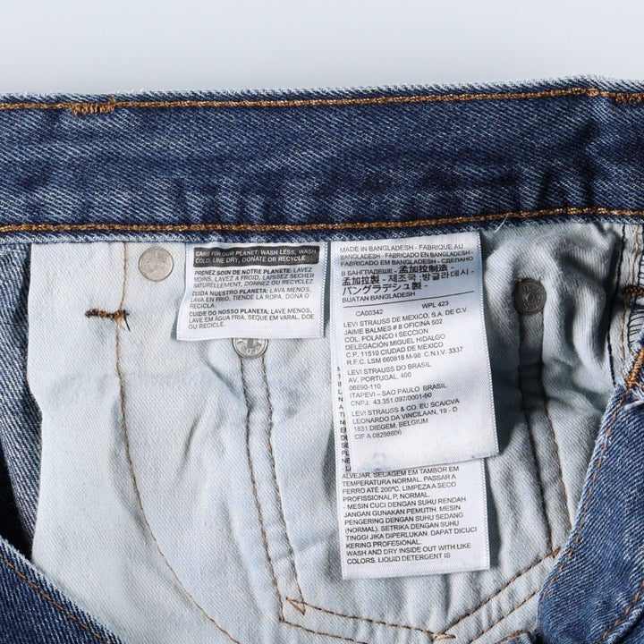 Levi's 517 Bootcut Denim Pants for Men, W33 equivalent cotton blue type Vintage Second Hand
