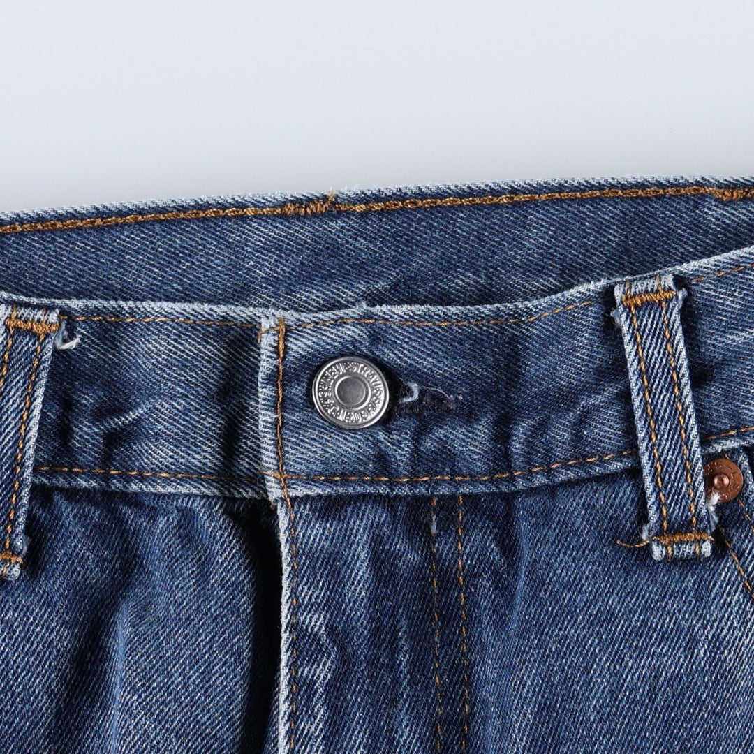 Levi's 517 Bootcut Denim Pants for Men, W33 equivalent cotton blue type Vintage Second Hand