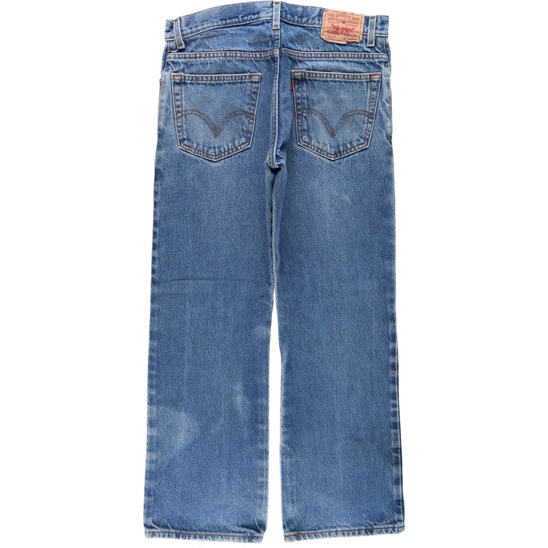 Levi's 517 BOOT CUT Bootcut denim pants for men, size w34 cotton blue type Vintage Second Hand