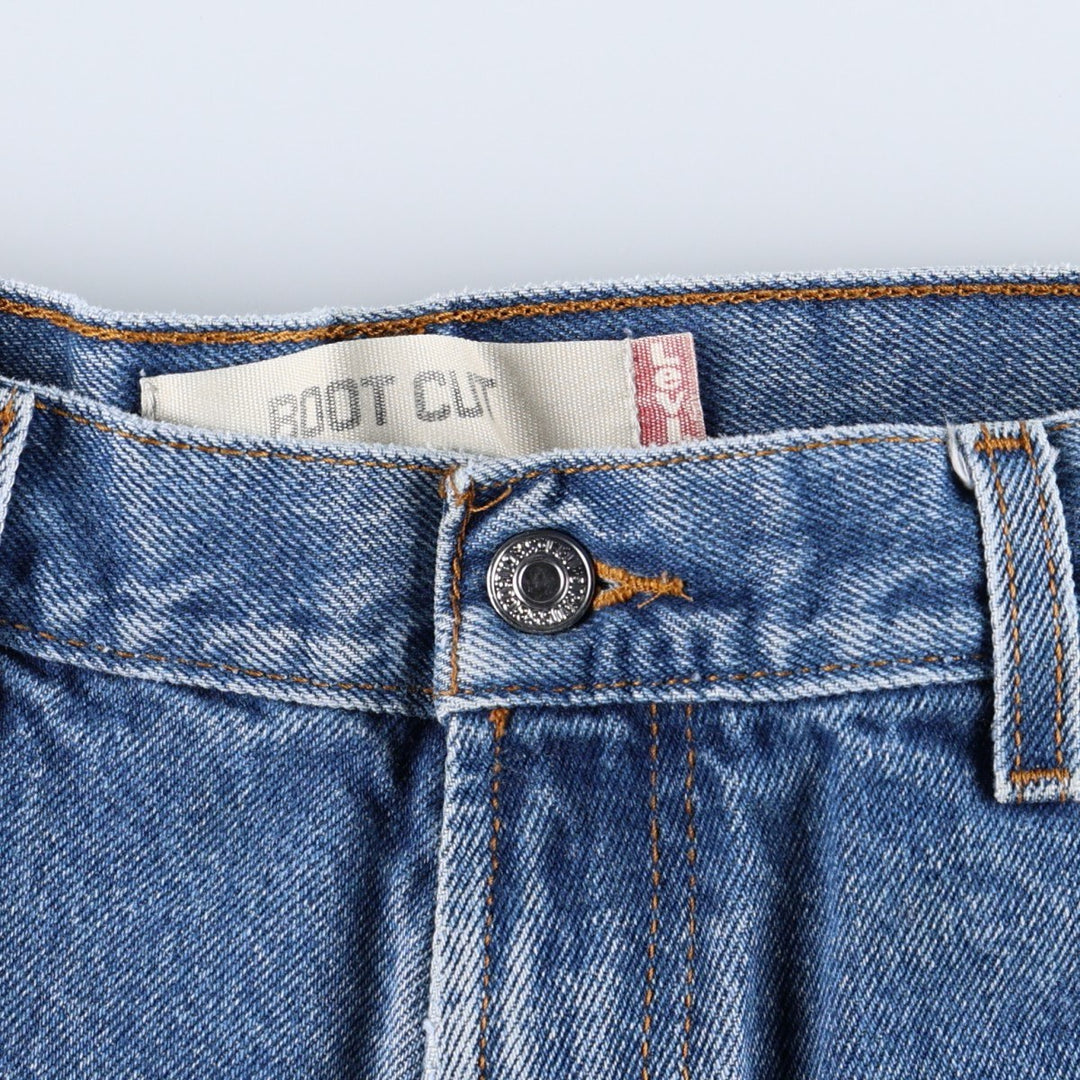 Levi's 517 BOOT CUT Bootcut denim pants for men, size w34 cotton blue type Vintage Second Hand