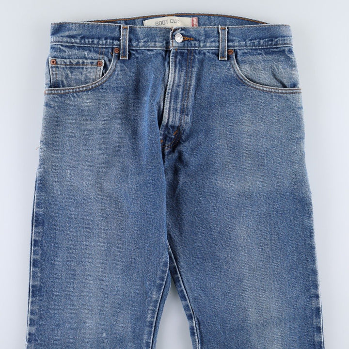 Levi's 517 BOOT CUT Bootcut denim pants for men, size w34 cotton blue type Vintage Second Hand