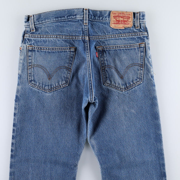 Levi's 517 BOOT CUT Bootcut denim pants for men, size w34 cotton blue type Vintage Second Hand