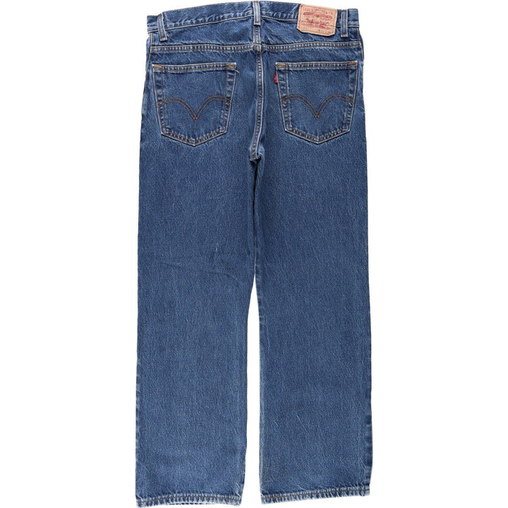 Levi's 517 BOOT CUT Bootcut denim pants for men, size w35 cotton blue type Vintage Second Hand