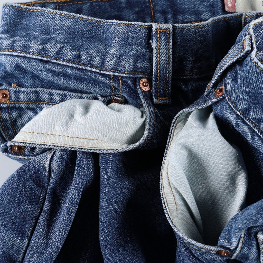Levi's 517 BOOT CUT Bootcut denim pants for men, size w35 cotton blue type Vintage Second Hand