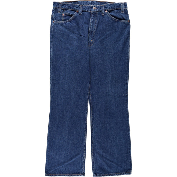 1990'S Levi's 40517-0215 Bootcut Denim Pants, Made in USA, Men's Size W36 (approx.), Vintage cotton blue type Vintage Second Hand