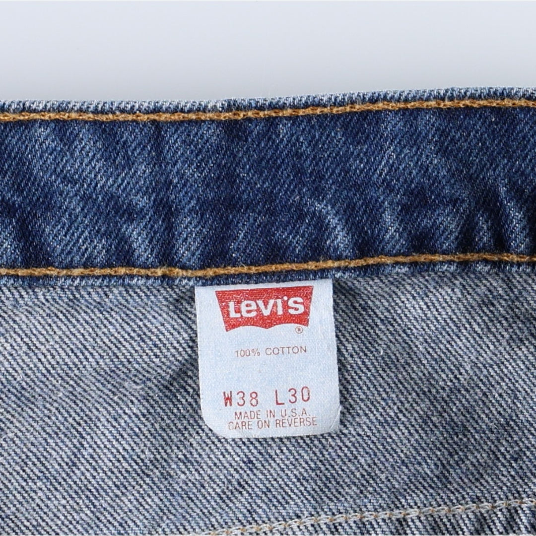 1990'S Levi's 40517-0215 Bootcut Denim Pants, Made in USA, Men's Size W36 (approx.), Vintage cotton blue type Vintage Second Hand