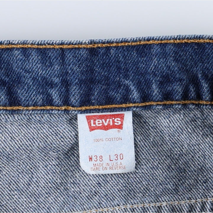 1990'S Levi's 40517-0215 Bootcut Denim Pants, Made in USA, Men's Size W36 (approx.), Vintage cotton blue type Vintage Second Hand