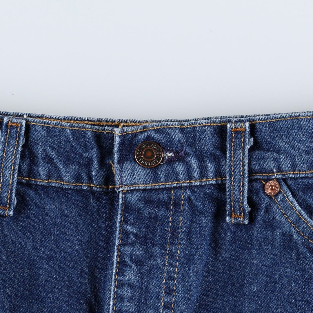 1990'S Levi's 40517-0215 Bootcut Denim Pants, Made in USA, Men's Size W36 (approx.), Vintage cotton blue type Vintage Second Hand