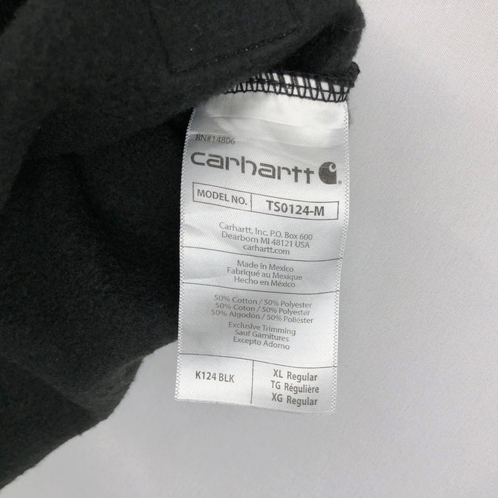 Carhartt Loose Fit Advertising Sweatshirt (Men's Size XL) cotton black type Vintage Second Hand