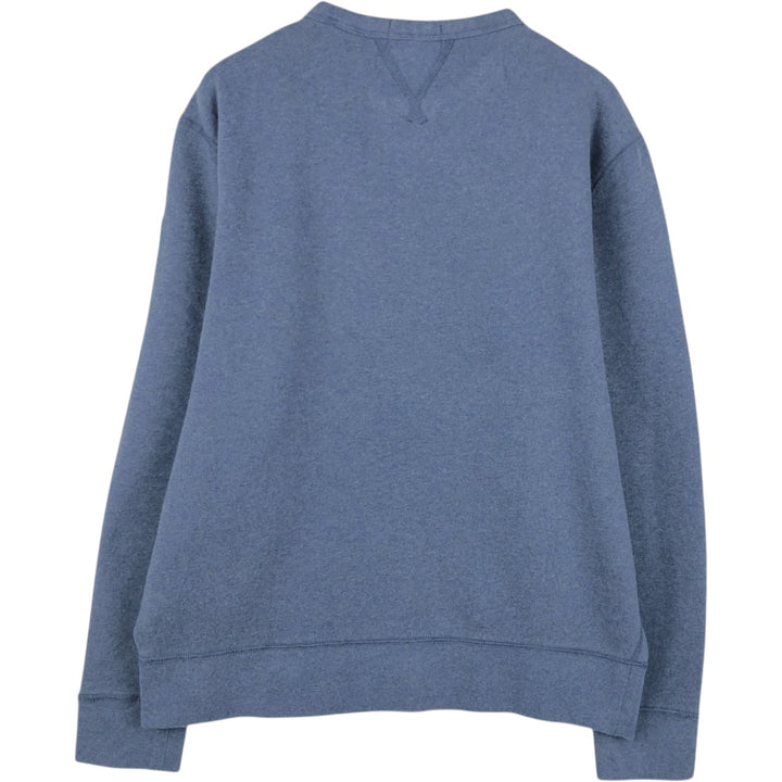 Ralph Lauren One-Point Logo Sweatshirt, Men's Size L cotton blue type Vintage Second Hand