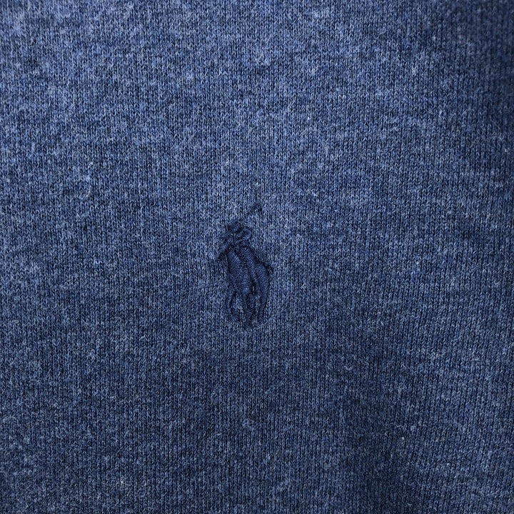 Ralph Lauren One-Point Logo Sweatshirt, Men's Size L cotton blue type Vintage Second Hand