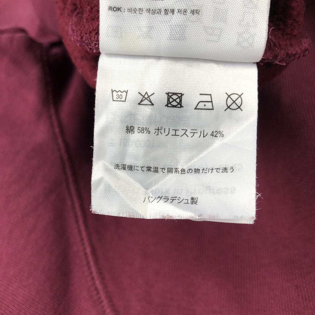 Carhartt WORK IN PROGRESS Plain Blank Sweatshirt (Men's Size L) cotton wine-red Vintage Second Hand