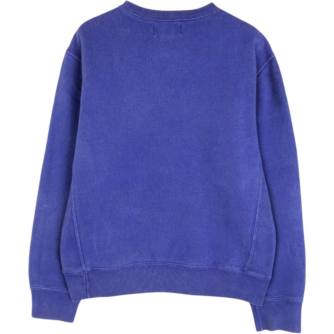 Ralph Lauren POLO by Ralph Lauren One Point Logo Sweatshirt Trainer Men's M size cotton blue type Vintage Second Hand